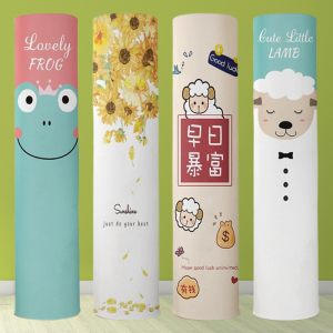 精选面料高清印花环保圆形柜机罩