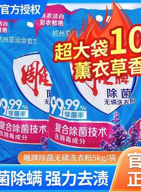 雕牌持久洗衣服粉整箱批家庭装