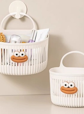 多功能小挂篮卫生间浴室置物架收纳筐厨房宿舍床边壁挂式吊篮