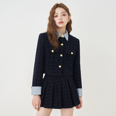 韩版 爆款 时尚 小个子气质加绒加厚两件套2026新款 套装 裙2491