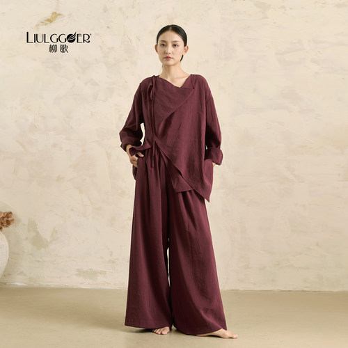 柳歌2025新款宽松显瘦现代舞服装