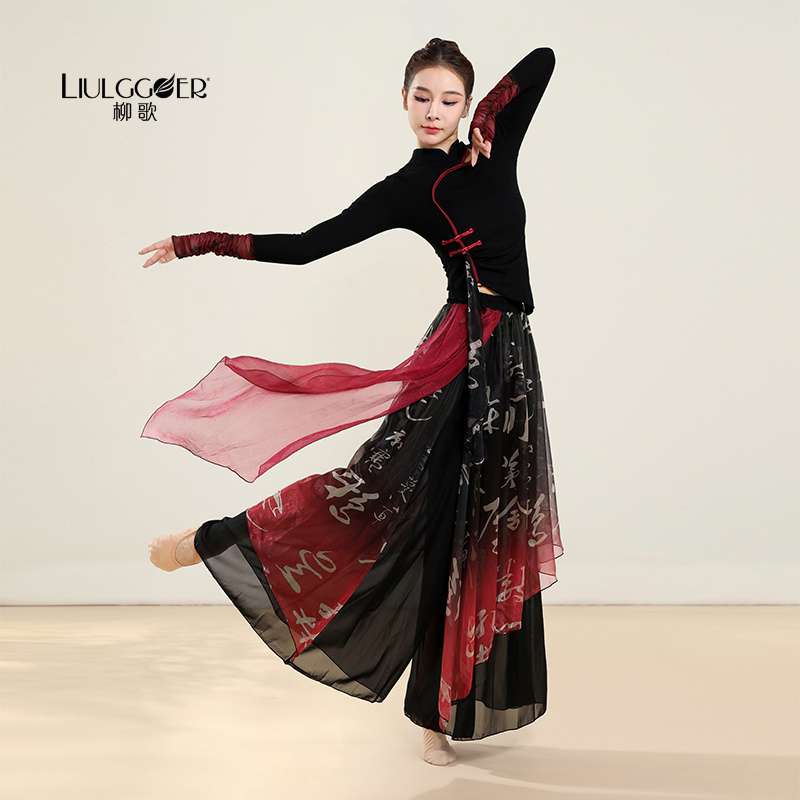 柳歌古典舞中国舞演出服