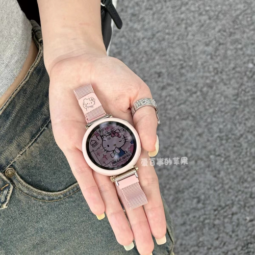 《米兰kt猫》适用GT6华为gt5手表fit5表带gt4pro女watch5粉色女款