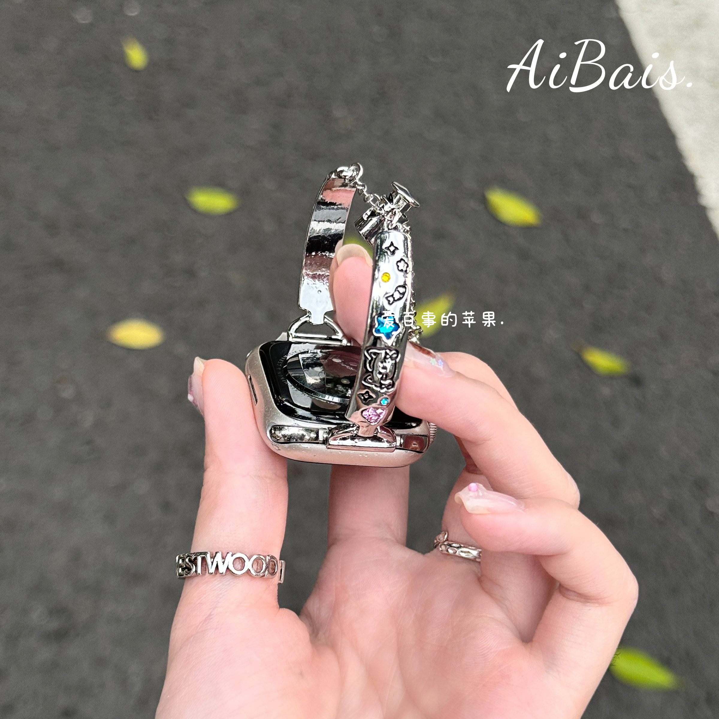 《猫狗手镯》夏季彩色适用iwatch11苹果手表10表带applewatch9女8