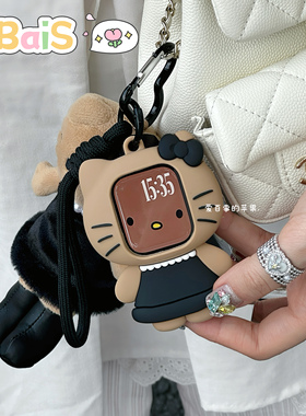 黑皮kt小香适用iwatchs11苹果手表保护套10表壳applewatch9包挂