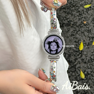《GD同款手镯》金属夏适用GT6华为gt5pro手表fit4表带gt4女watch5
