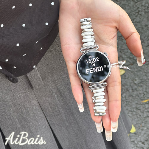 《奶雾豆珠》春夏适用GT6华为gt5pro手表fit4表带gt4女watch5女款