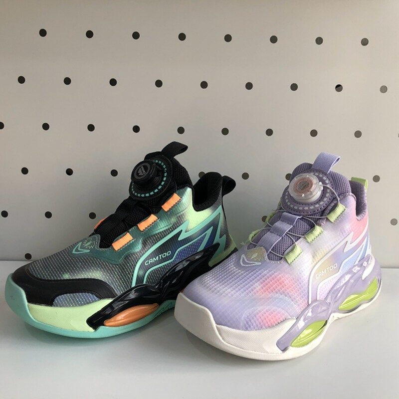 卡途童鞋秋冬款男童鞋皮面防水中大童鞋防滑女童小学生篮球鞋新款