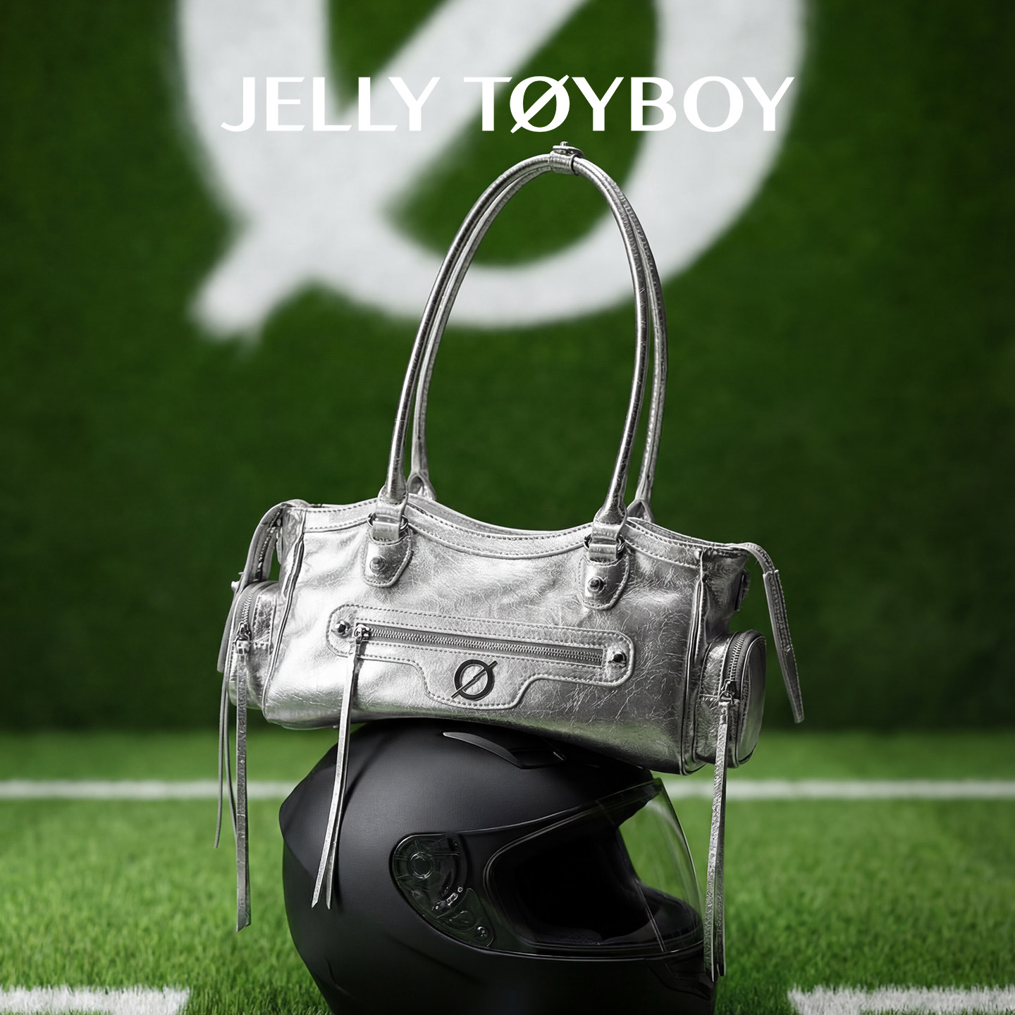 【新品】JTB极光法棍包.银色腋下包女小众机车高级感不撞款斜挎包,箱包皮具/热销女包/男包,腋下包,淘宝优惠券,粉丝福利购,淘宝优惠卷