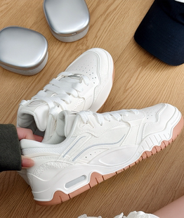 李宁 月白3 板鞋  女款/云雾白 AGCV078-2  蚌埠直发