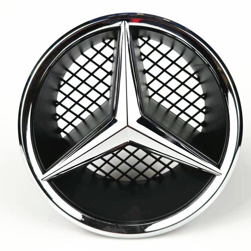 适用奔驰GLK200 GLK260 300GLK350GLK400原车中网大标镜面标标