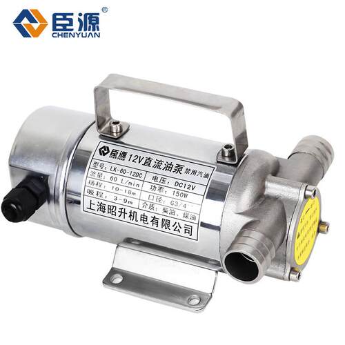 不锈钢油泵12V24V220V加油泵自吸泵抽油泵柴油电动泵抽水泵