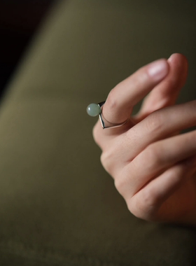 新老客户专属福利｜8mm东陵玉玉石戒指指环