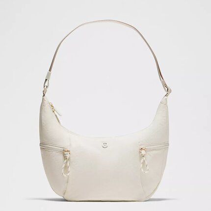 加拿大直邮lululemon slouchy sling bag百搭款牛角包斜挎饺子包