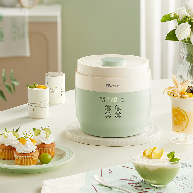小熊希腊酸奶机SNJ-C10V3家用陶瓷玻璃发酵一体机自制米酒发酵机