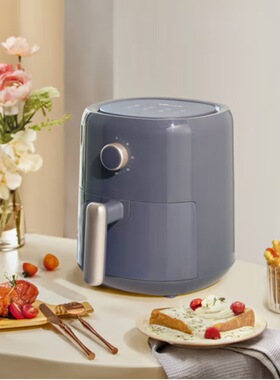小熊空气炸锅QZG-N10W2家用全自动微电脑触控电炸锅微蒸汽3L大容
