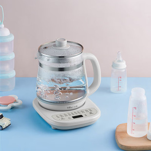 小熊YSH-C15W1养生壶煮茶器多功能烧水壶玻璃花茶壶1.5L微电脑