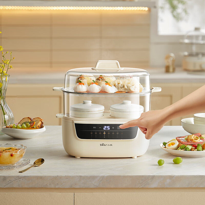 小熊DDZ-H10H6电炖盅家用电炖锅上蒸下炖隔水炖锅燕窝婴儿煲汤锅