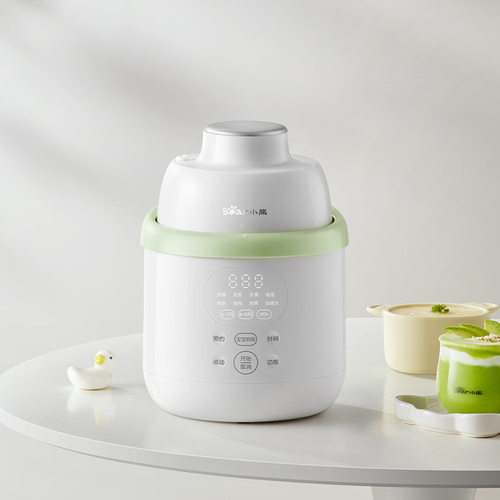 小熊辅食机SJJ-F04Q3婴儿全钢宝宝料理机蒸煮一体打米糊搅拌研磨