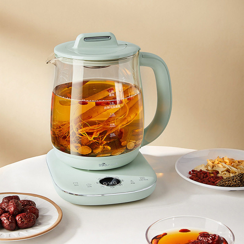 小熊YSH-B18P1养生壶煮茶壶电水壶花茶壶1.8L烧水壶316不锈钢保温