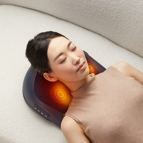 小熊肩颈按摩仪AMQ-H19W6斜方肌按摩多功能肩颈腰部无线便携按摩