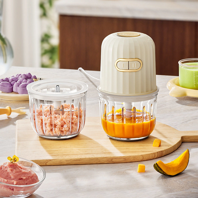 小熊辅食机SJJ-F02M1婴儿料理宝宝小型破壁搅碎多功能幼儿绞肉机