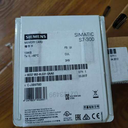 议价西门子6ES7953-8LG31-0AA0，128KB存储卡可维修