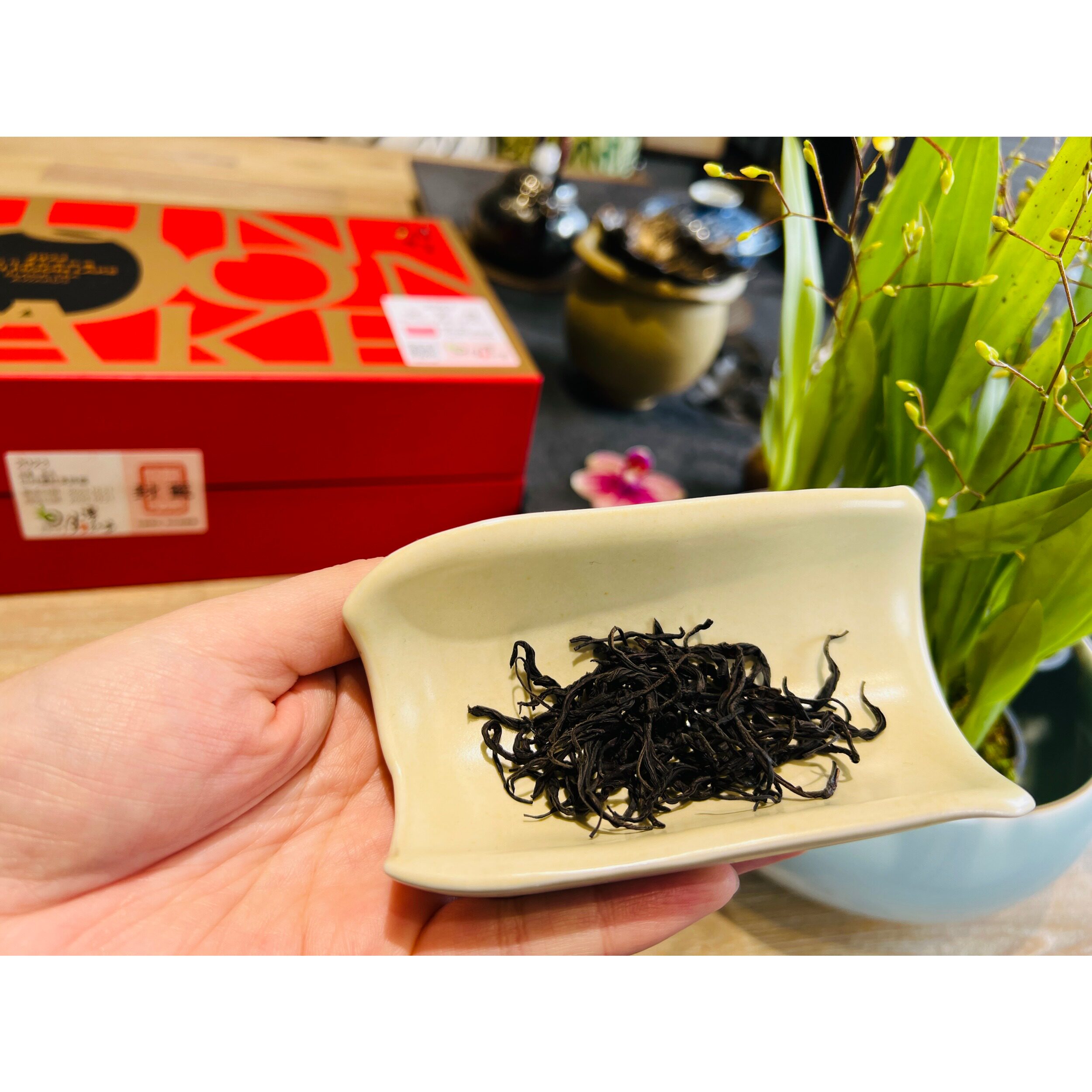 【红玉台茶18号评鉴金质奖礼盒】日月潭达摩四星级茶出品 150g