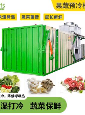 杏鲍菇快速打冷保鲜设备果蔬大棚田间热降温农产品冷链真空预冷机