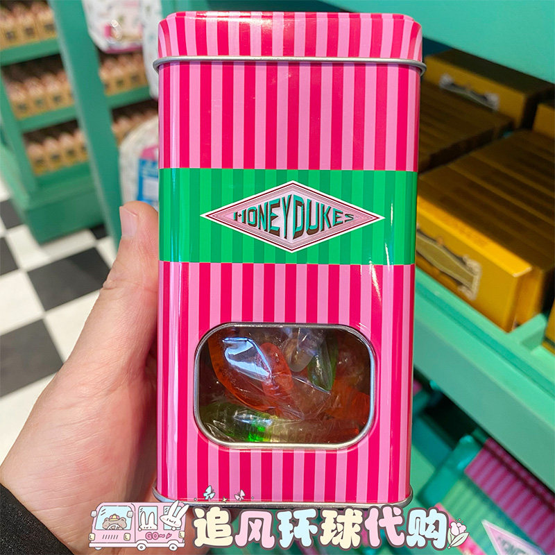 环球影城正品代购哈利波特蜂蜜公爵铁盒酸砂彩虫软糖凝胶糖果零食
