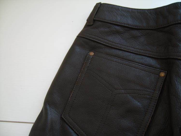 Pantalon cuir homme Première couche de cuir - Ref 1480622 Image 3