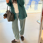 基础 运动裤 力量 nw80en 松紧腰收脚休闲裤 束脚卫裤 宽松垂感长裤