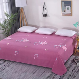 加厚2米2.5米单双人床单农村炕单3米4米大尺寸土炕火炕榻榻米床单