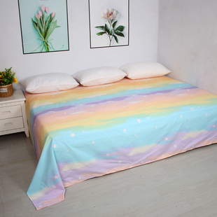 纯棉防滑款 定制农村床单炕单榻榻米双人大尺寸土火炕四季 通用夏季