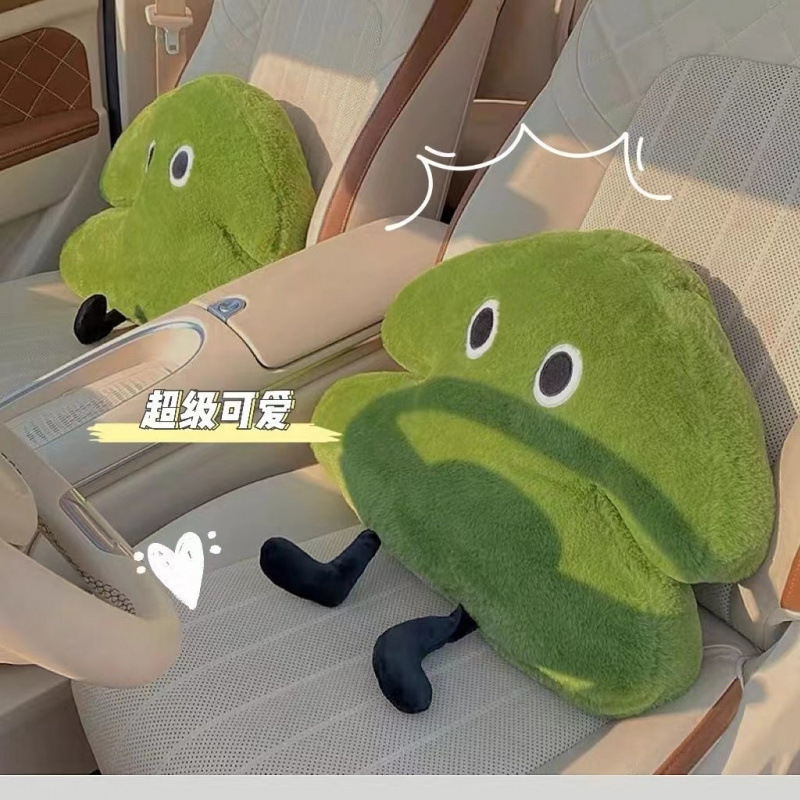 车载抱枕ins网红风小树靠垫