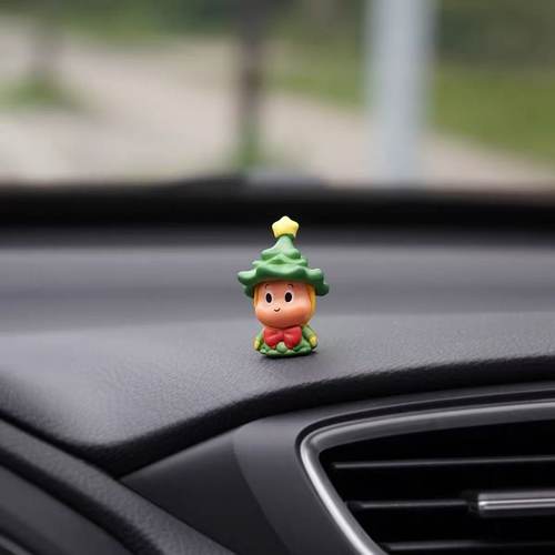 星星人小摆件车内装饰圣诞树创意