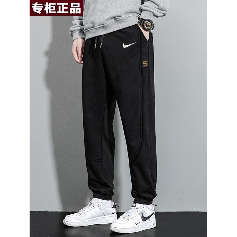 奥莱官网旗舰店唯品会2025潮牌春秋款男生纯棉针织休闲运动裤束脚,男装,卫裤,淘宝优惠券,粉丝福利购,淘宝优惠卷