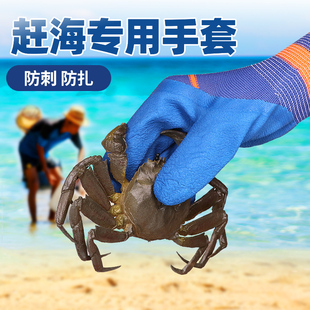 赶海专用手套劳保工具杀鱼抓鱼抓螃蟹洗海鲜防水防刺耐磨防滑Z2