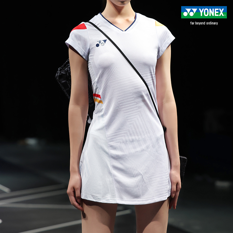 YONEX/尤尼克斯 20713CR 23FW大赛系列国家队羽毛球服运动连衣裙-封面