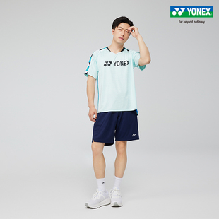 24SS比赛系列 YONEX 110014BCR 运动T恤yy 尤尼克斯 男款