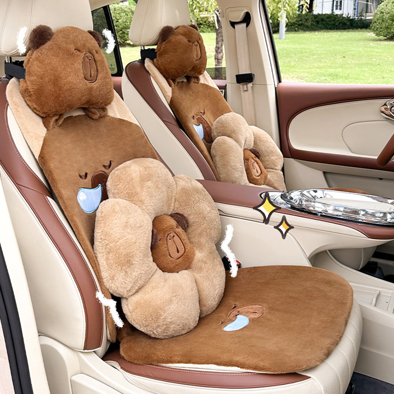 鼻涕卡皮巴拉坐垫靠背