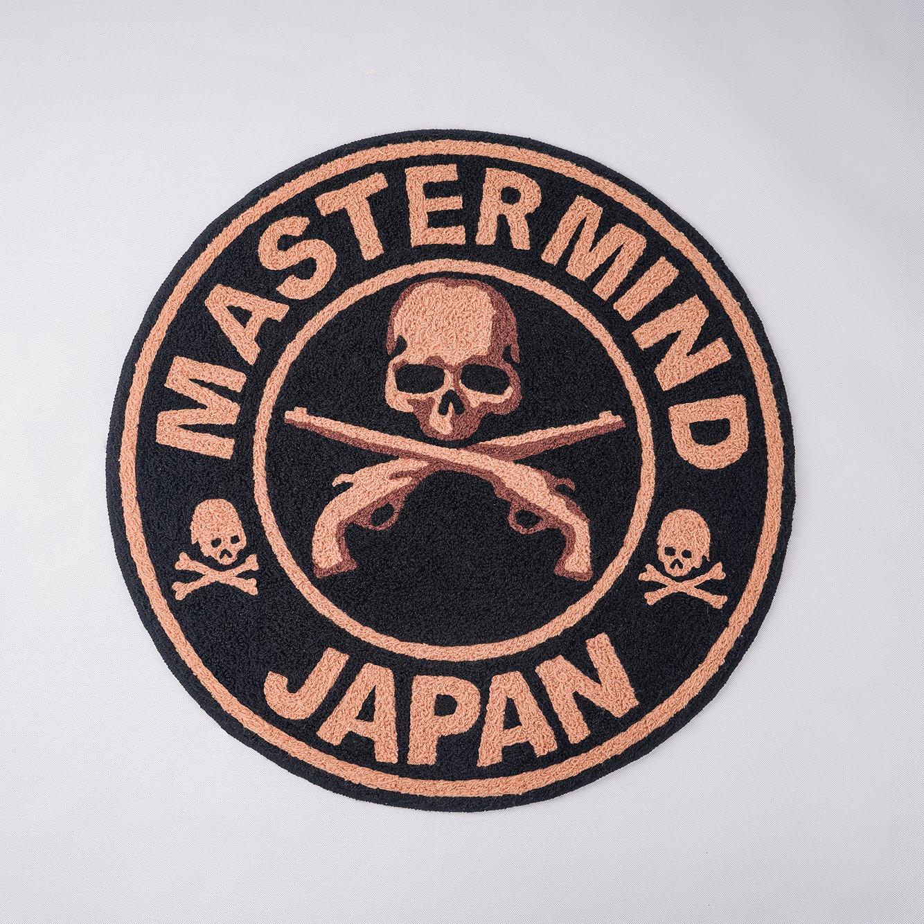 创意房间mastermind japan MMJ咖啡色黑底骷髅头地毯地垫坐垫