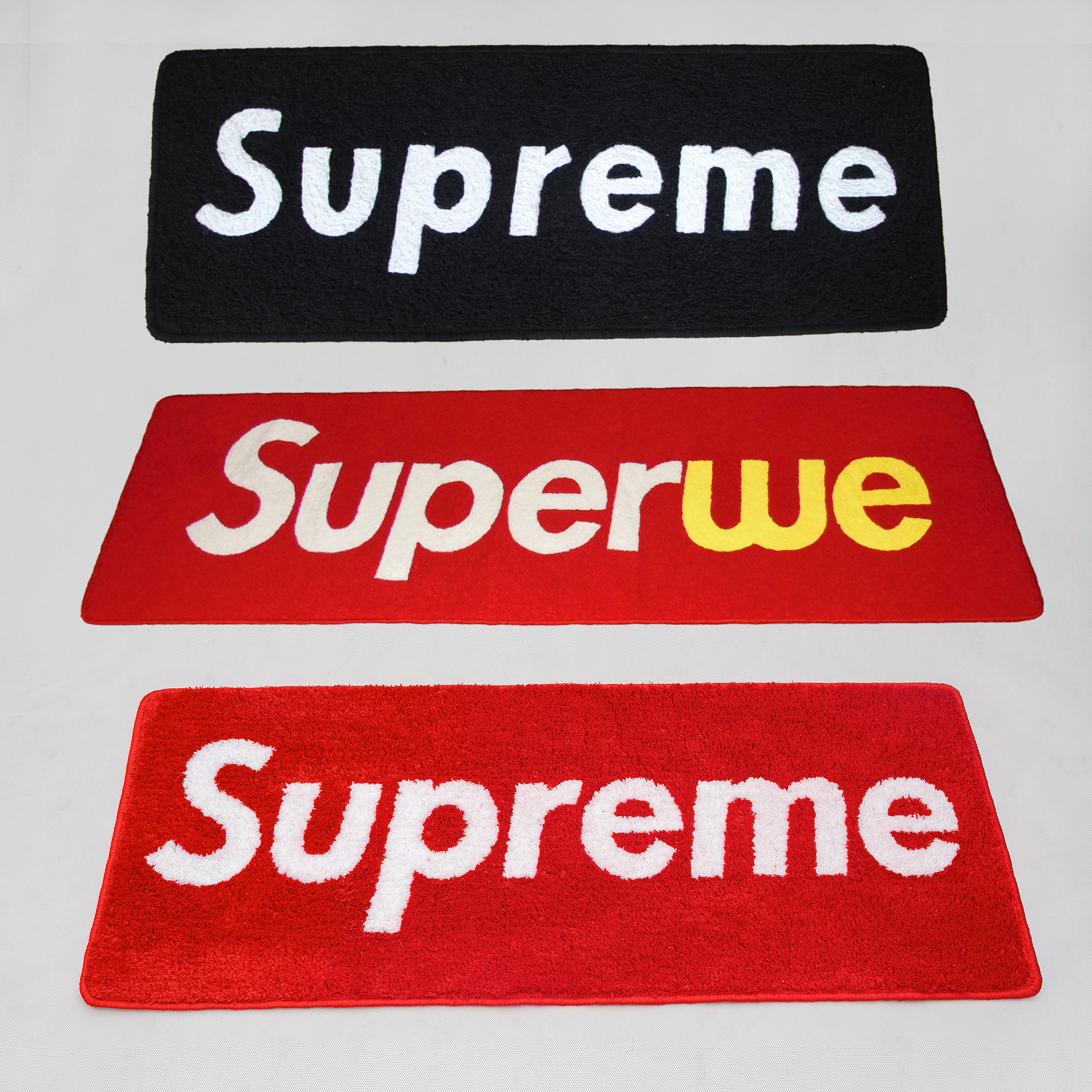 supreme簇绒tufting植绒地毯地垫