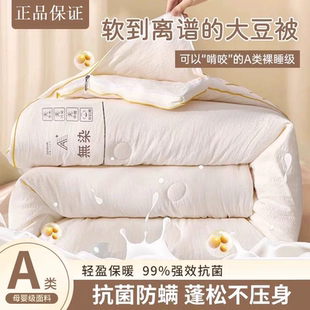 tanfs坦夫斯大豆纤维被子学生宿舍春被芯单人子母被保暖四季通用