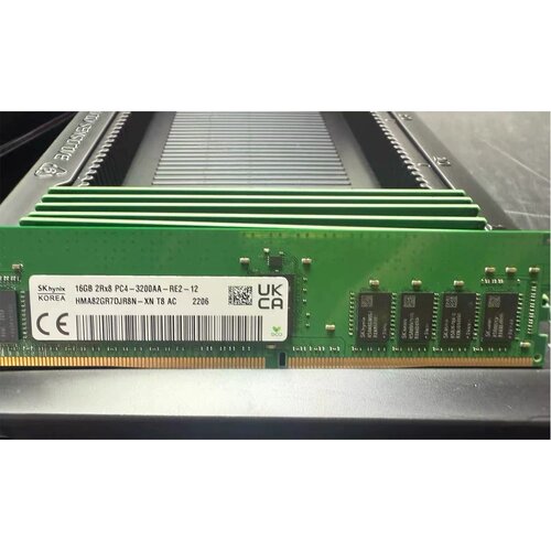SK 海力士 HMA82GR7DJR8N-XN 16G 2Rx8 PC4-3200 ECC REG 内存