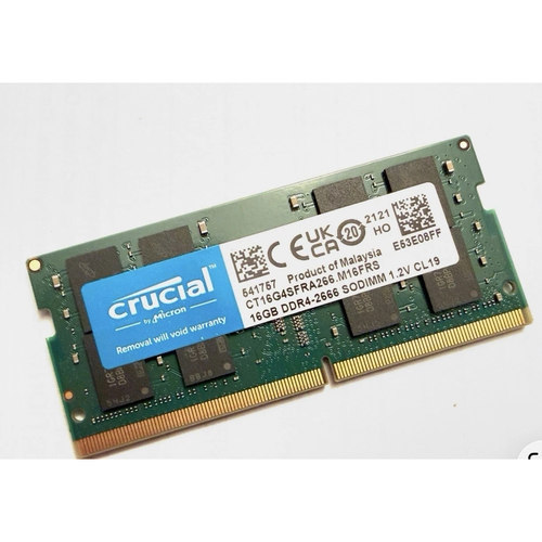 crucial/英睿达 CT16G4SFRA266 16GB DDR4-2666Mhz SODIMM 内存条