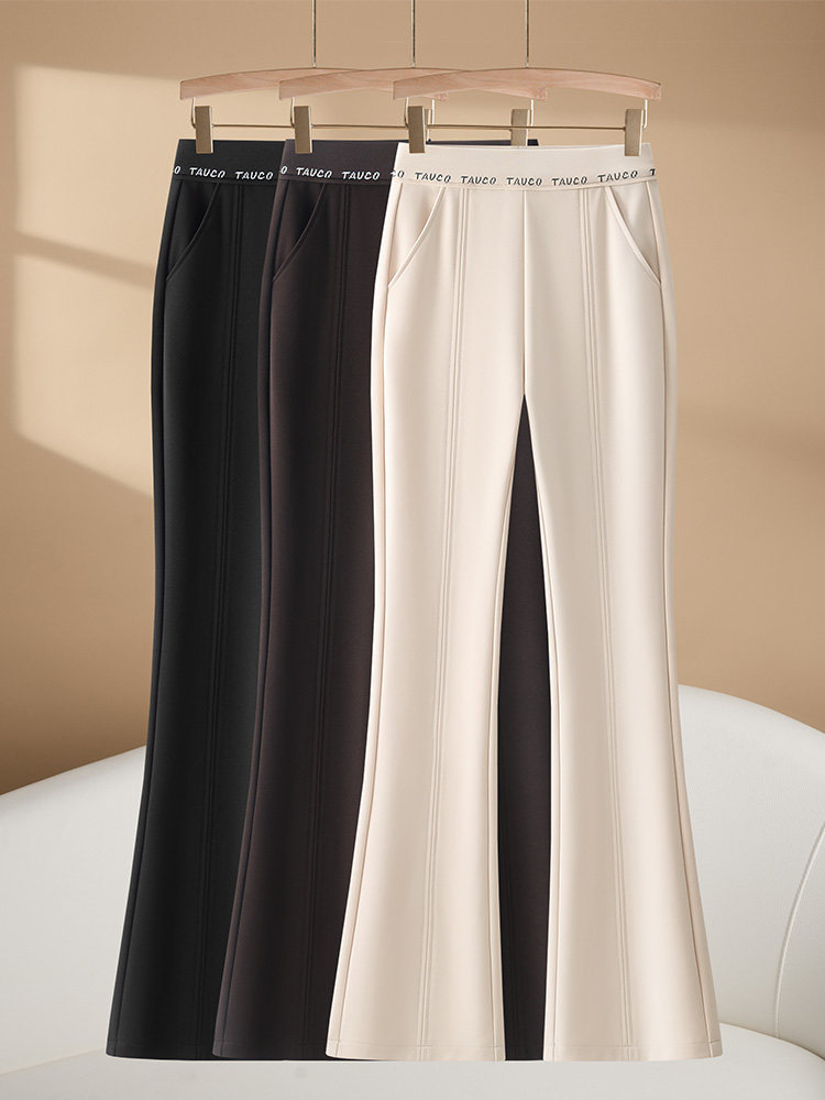 微喇裤女秋冬季2025新款女裤垂感西装裤显瘦百搭喇叭裤小个子女裤