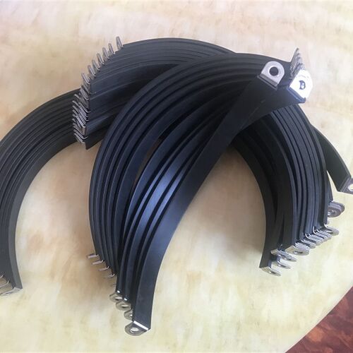 304不锈钢骑马卡u型卡连胶条马鞍卡带胶F1型胶条卡箍管卡管夹抱箍