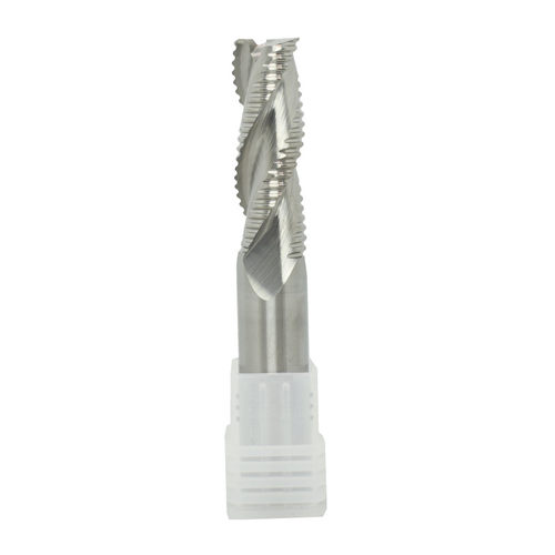 钨钢铣刀铝用粗皮刀合金波刃刀加长铝铜专用开粗刀3刃玉米刀16mm2