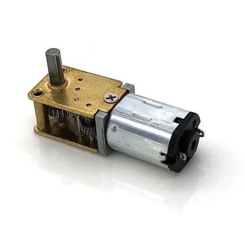 卧式N20-1218减速马达微型3V6V12V减速电机低速小电机自锁功能